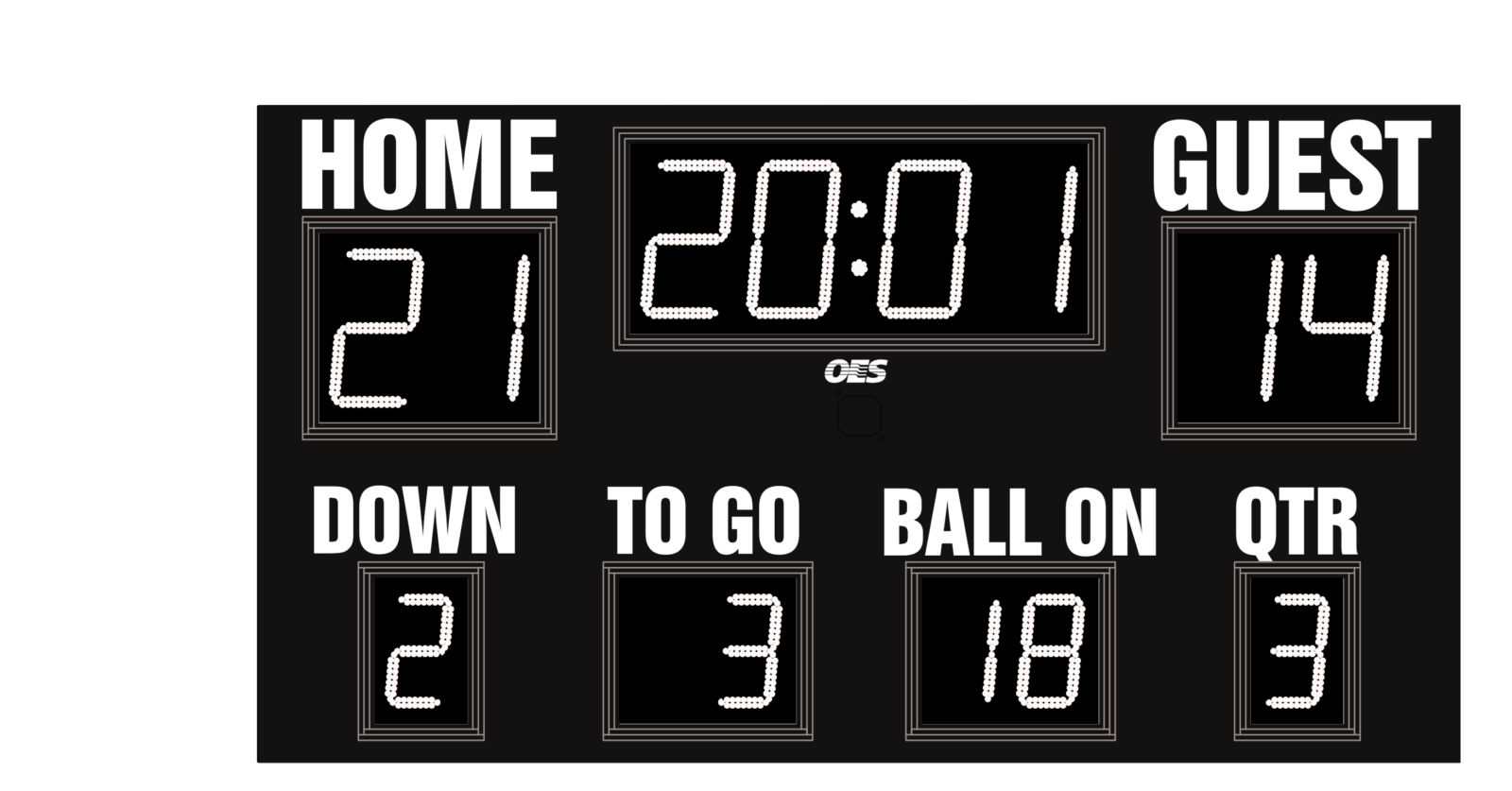 Scoreboard M8009A OES Scoreboards