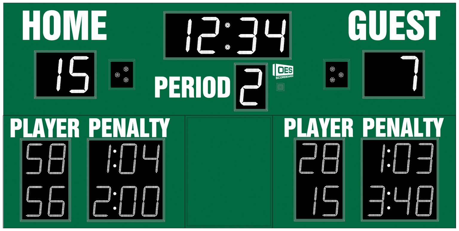 Scoreboard - M3018B - OES Scoreboards